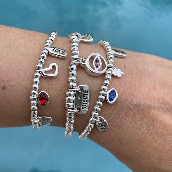 Uno de 50 Bracelet - I am waiting 4U - Red Crystal - BN - Picture 11 of 13